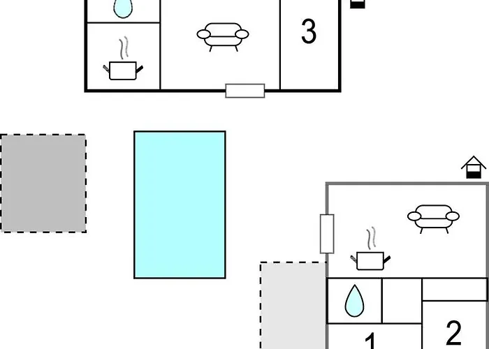 Σπίτι διακοπών Lovely In With Kitchen *